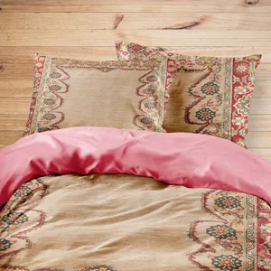 سرویس روتختی مدوپد طرح قالی بیجار مدرن کف ساده مدل C-bijar-M78 یک نفره 4 تکه