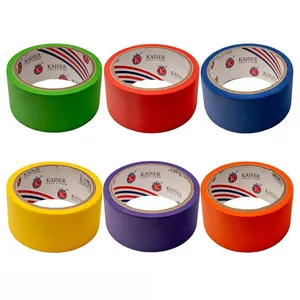 چسب کاغذی رنگی کایزر مدل SK 138 عرض 4 سانتی متر بسته 6 عددی