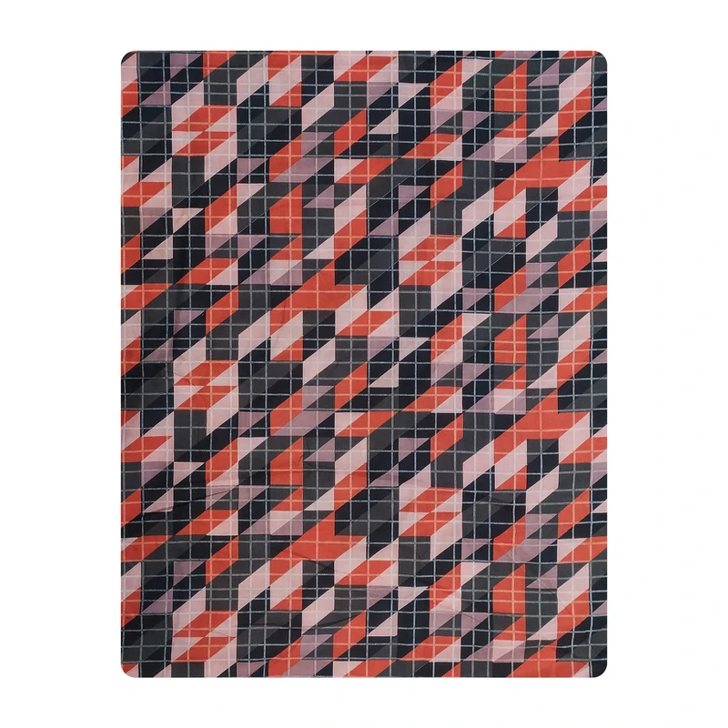 ملحفه تشک مهمان آدنو مدل منشور کد CH94 سایز 90x190 سانتی متر