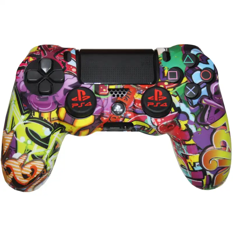 محافظ دسته پلی استیشن ۴ مدل WORDS W01 به همراه روکش آنالوگ