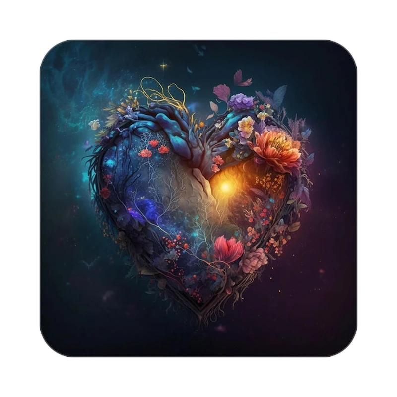 زیر لیوانی کاکتی مدل عاشقانه کد mp13636