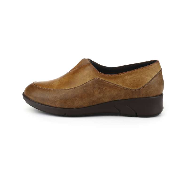 کفش روزمره زنانه مدل آنا رنگ عسلی