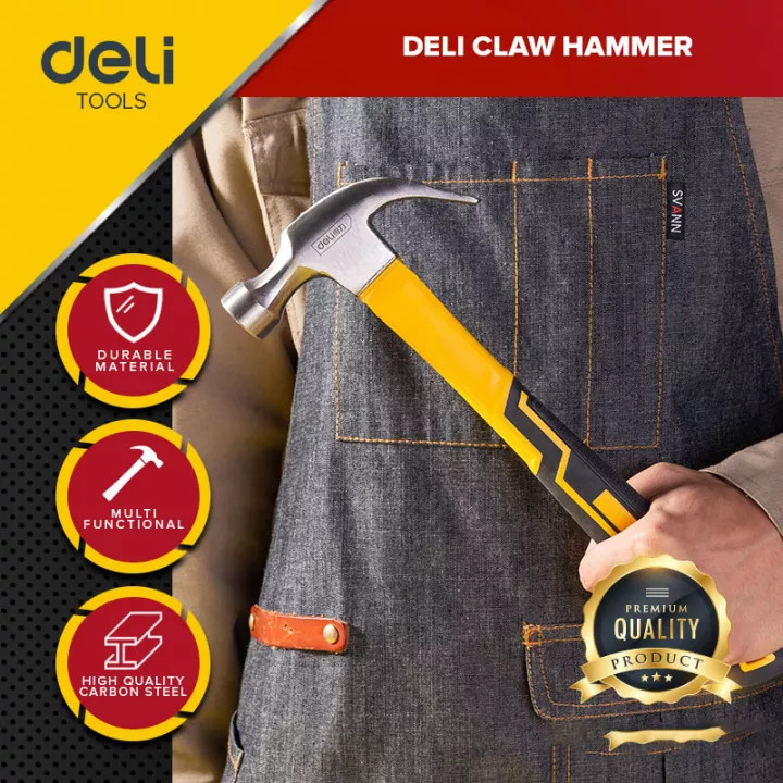 چکش میخ کش دلی مدل DL5002 وزن 500 گرم چکش میخ کش دلی مدل DL5002 وزن 500 گرم