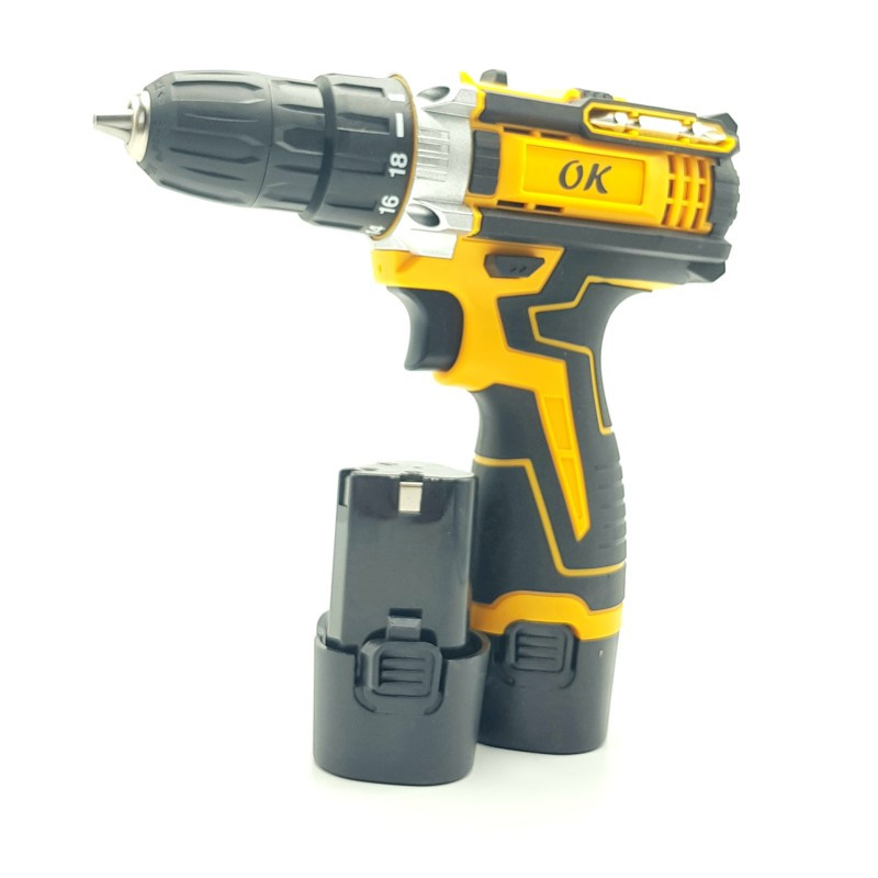دریل پیچ گوشتی شارژی اوکی کد 1218 دریل پیچ گوشتی شارژی اوکی کد 1218