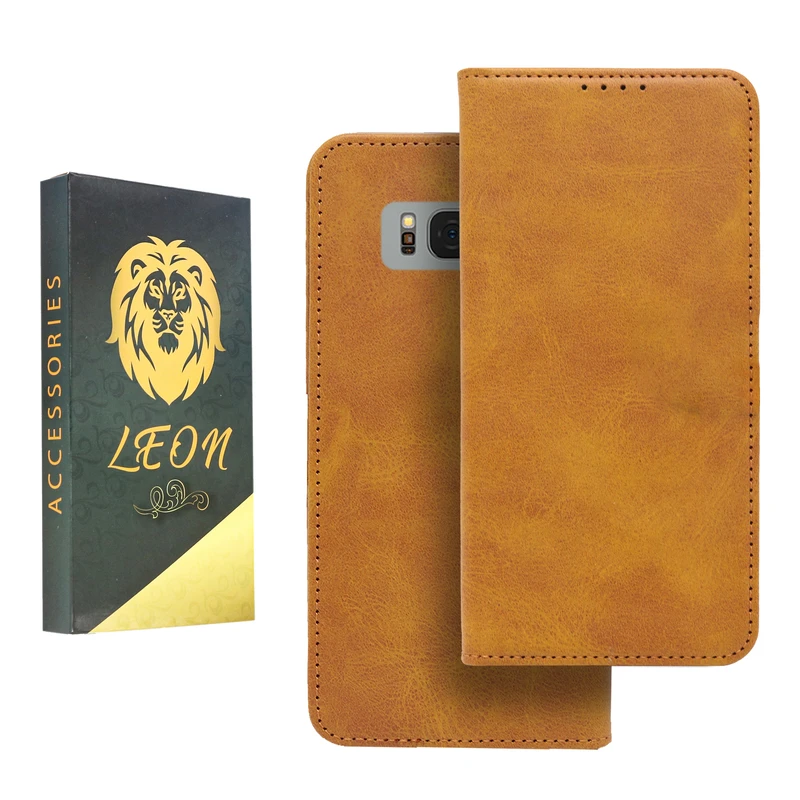 کیف کلاسوری لئون مدل Spork مناسب برای گوشی موبایل سامسونگ Galaxy S8