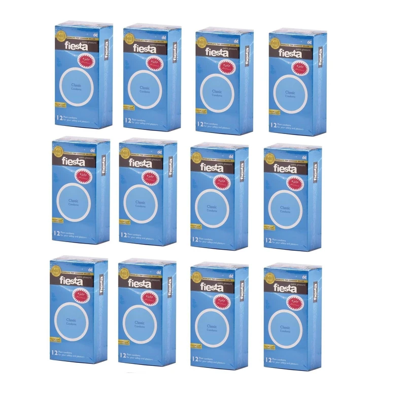 کاندوم فیستا مدل Classic مجموعه 12 عددی