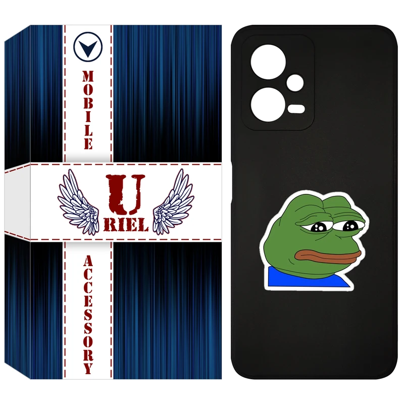 کاور یوریل مدل KSH کد 86 طرح قورباغه غمگین مناسب برای گوشی موبایل شیائومی Poco X5 / Redmi Note 12 5G