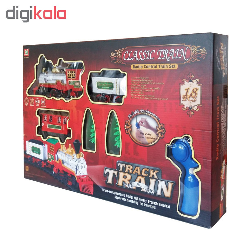 قطار بازی کنترلی مدل classic-Train18 کد T18