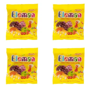 تافی مغزدار میوه ای المان - 300 گرم بسته 4 عددی