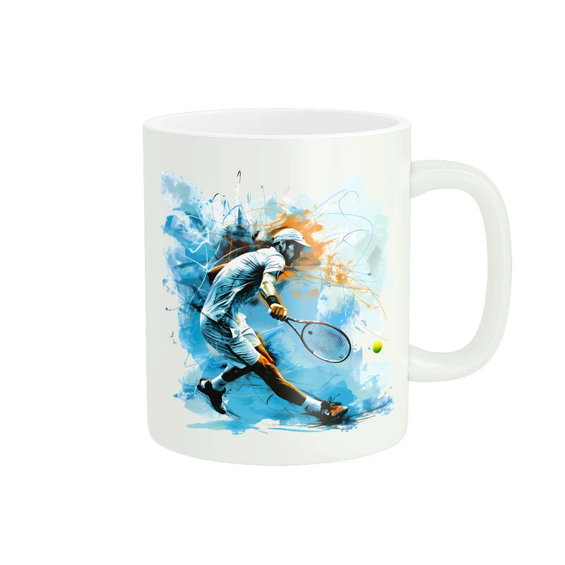 ماگ پادآفرین مدل ورزشی طرح تنیس کد PM1199