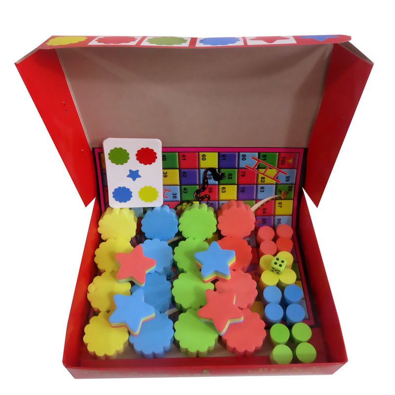 بازی فکری فوم چین بهتا مدل منچ و مارپله