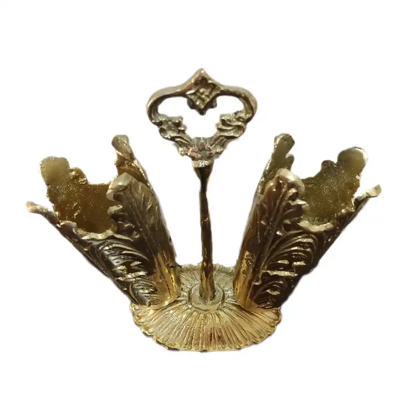 جا قاشقی برنزی مدل دو قلو