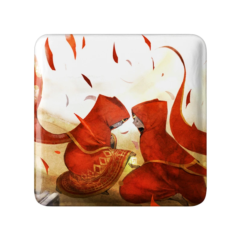 پیکسل خندالو طرح بازی جورنی (Journey) مدل مربعی کد 35603