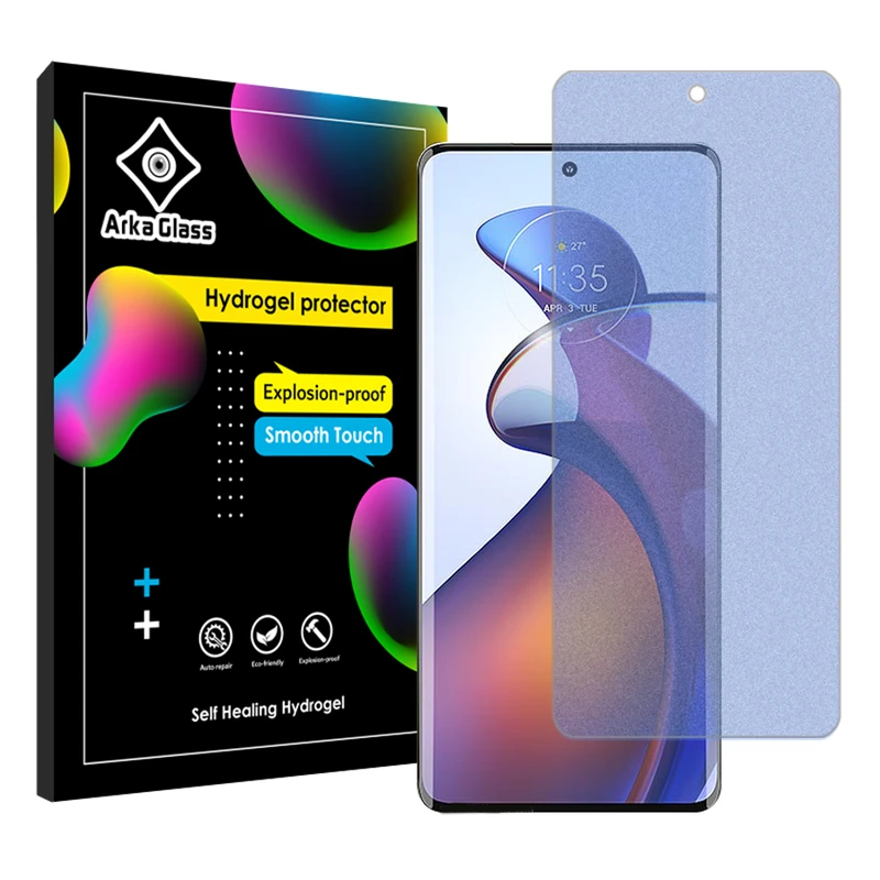 محافظ صفحه نمایش مات آنتی بلو آرکا گلس مدل Tough مناسب برای گوشی موبایل موتورولا Edge 30 Fusion