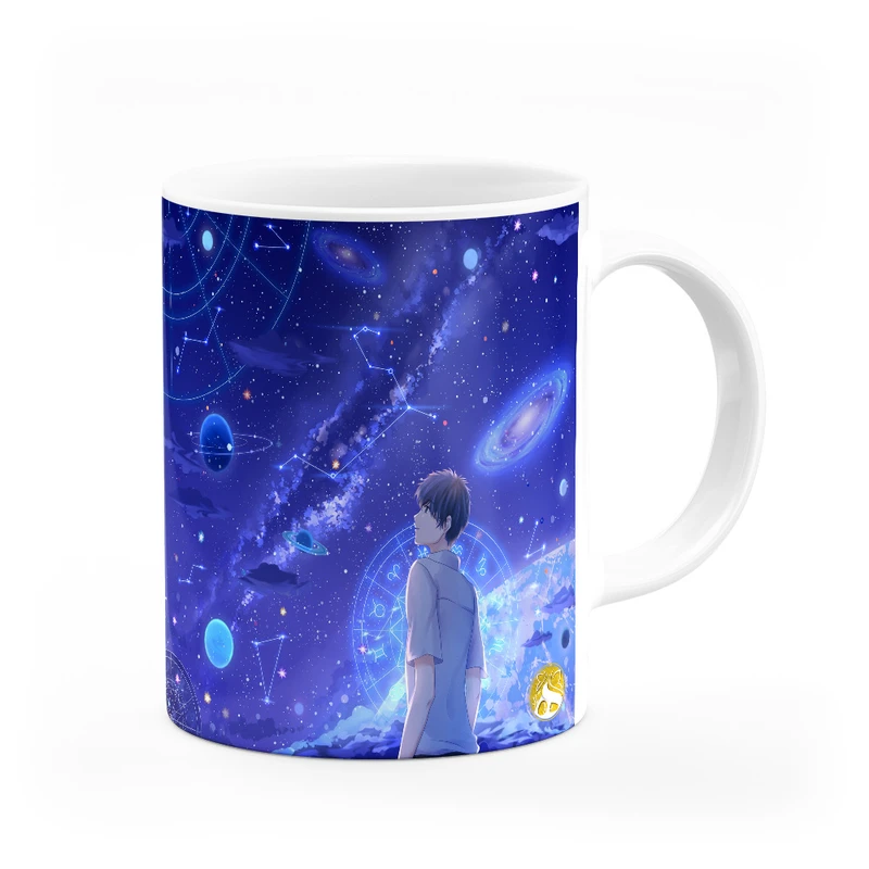 ماگ هومرو طرح گلکسی کهکشان مدل MG8731