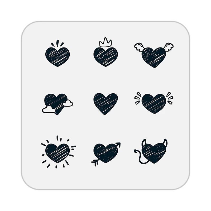 زیر لیوانی کاکتی طرح عاشقانه مدل mp37795