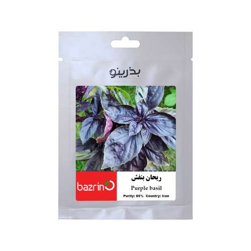 بذر ریحان بنفش بذرینو کد BZNO-068