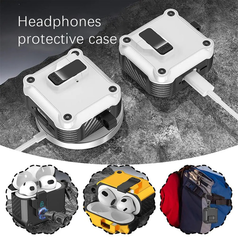 کاور سامورایی مدل Quad-34 مناسب برای کیس اپل ایرپاد Airpods 4