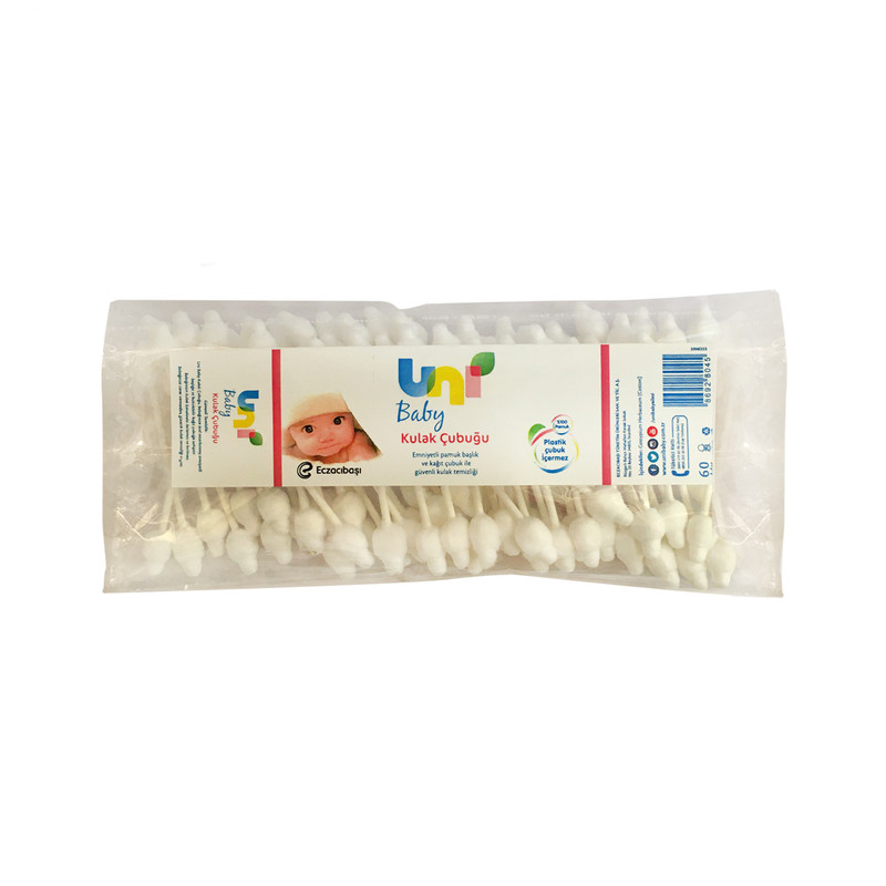 گوش پاک کن کودک یونی بیبی مدل U20062538X  بسته 60 عددی