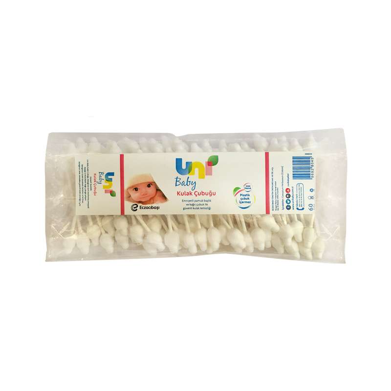 گوش پاک کن کودک یونی بیبی مدل U20062538X  بسته 60 عددی