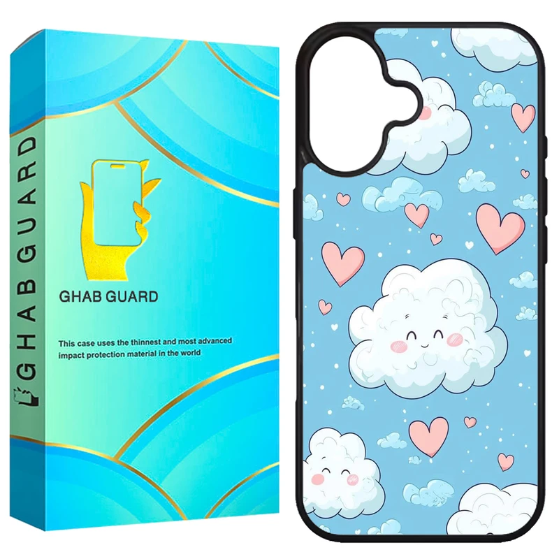 کاور قاب گارد طرح ابر مدل G16PL مناسب برای گوشی موبایل اپل iPhone 16 Plus