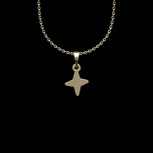 گردنبند طلا 18 عیار زنانه مدوپد مدل ستاره کد N2-1-1275
