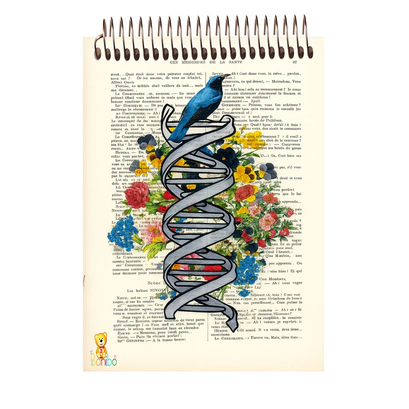 دفتر شطرنجی 100 برگ بانیبو مدل DNA کد 2731