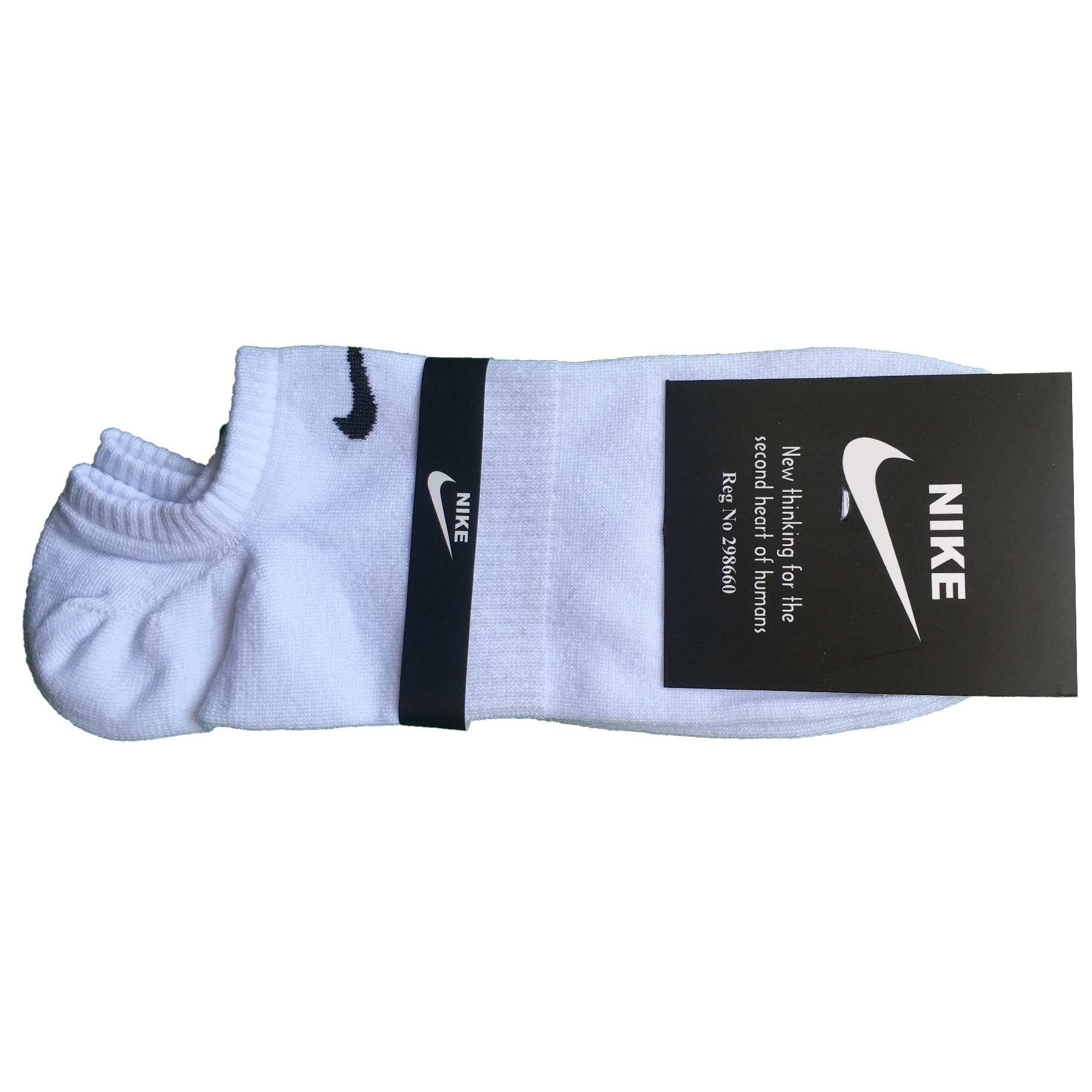 جوراب ورزشی مردانه مدل مچی قوزکی کد NK-WH401309 رنگ سفید