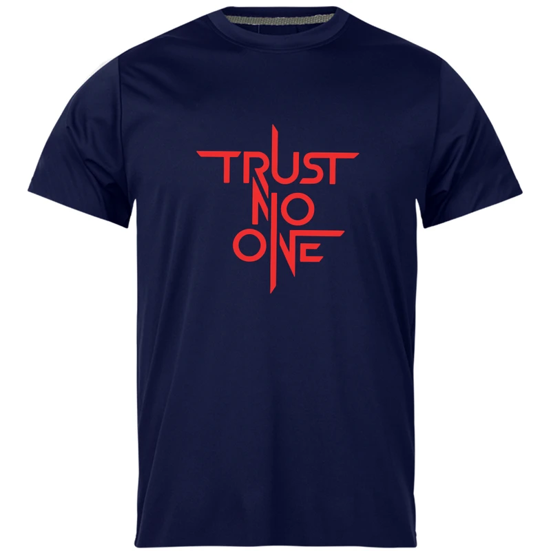 تی‌شرت آستین کوتاه مردانه مدل TRUST NO ONE 185