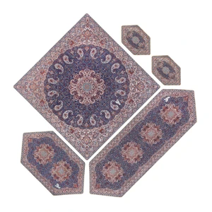 ست 5 تکه رومیزی ترمه مدل نسترن کد SA5-5