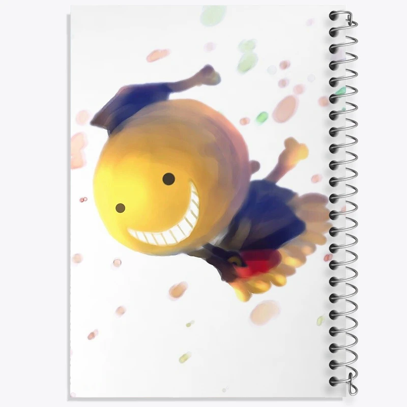 دفتر نقاشی 50 برگ خندالو طرح کورو سنسی انیمه کلاس آدمکشی کد 32074