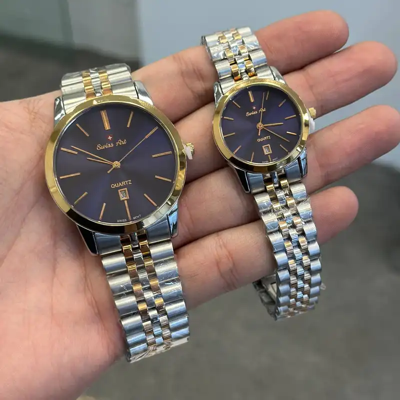 ست ساعت مچی عقربه ای زنانه و مردانه سوئیس آرت مدل 96546853