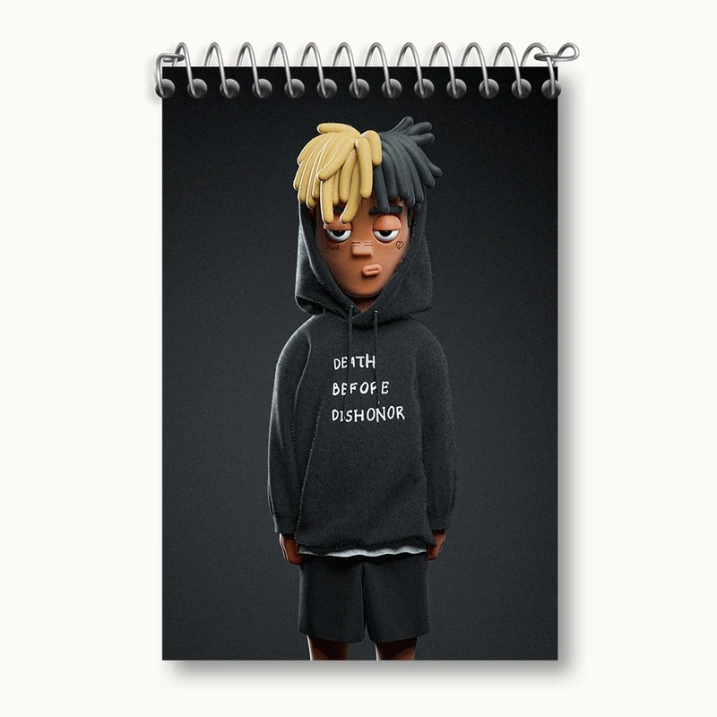 دفتر یادداشت 50 برگ خندالو مدل خواننده رپ کد F111