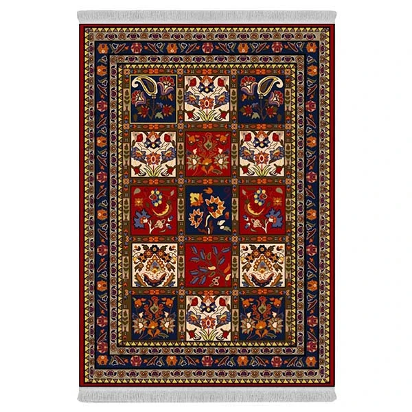 فرش پارچه‌ای دفه مدل فرشینه هازان مخمل کد 045