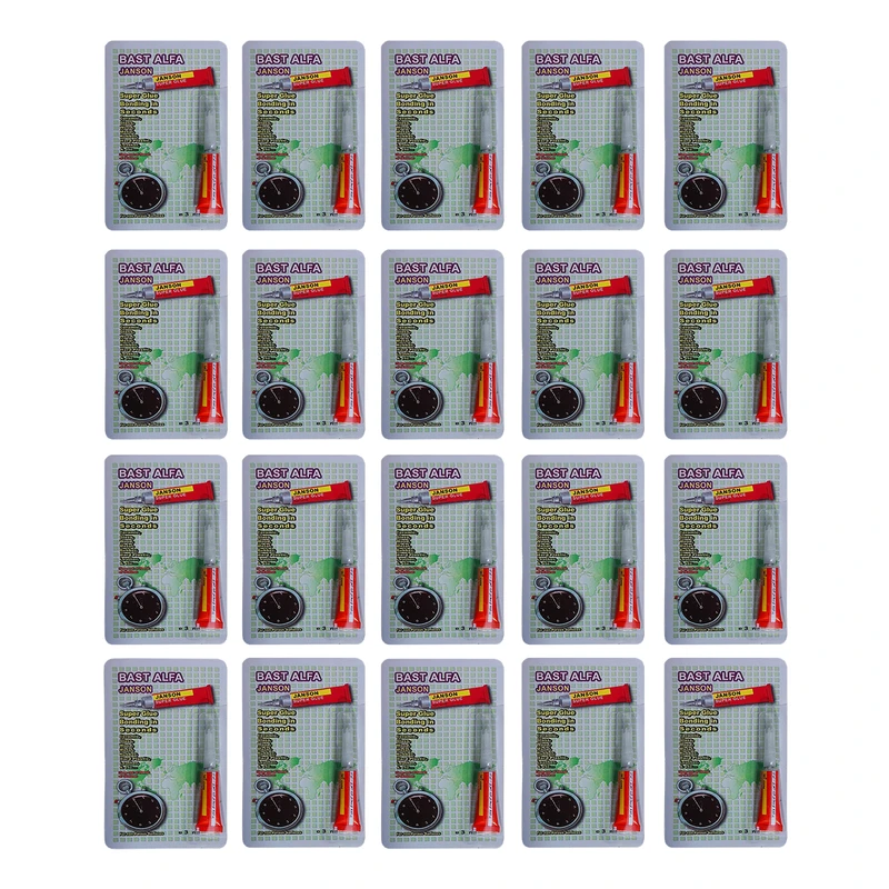 چسب قطره ای جانسون مدل بست آلفا وزن 3 گرم بسته 20 عددی