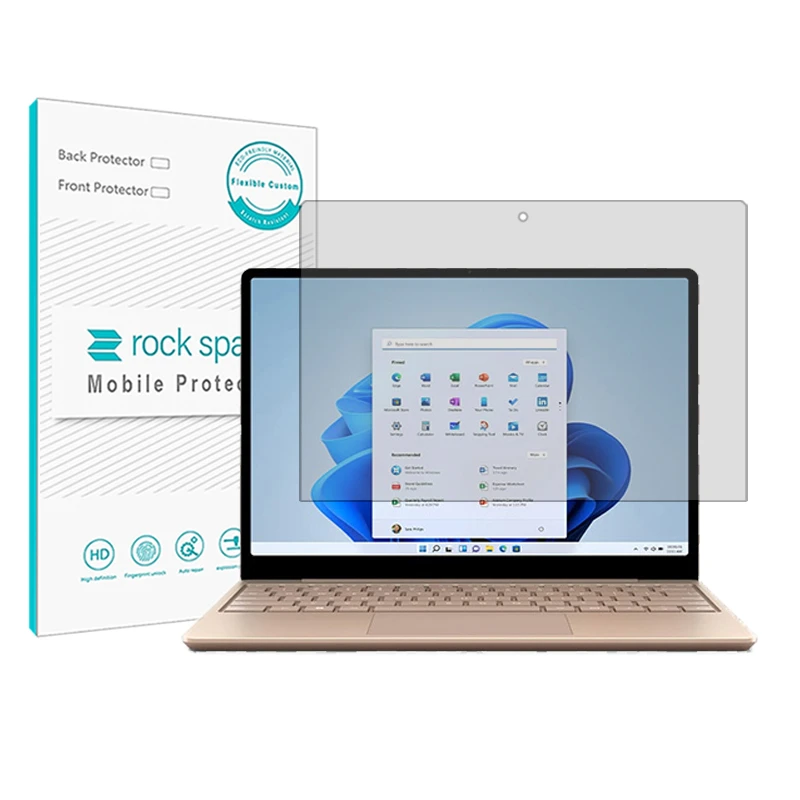 محافظ صفحه نمایش شفاف راک اسپیس مدل Resistant مناسب برای لپ تاپ مایکروسافت surface laptop go 2