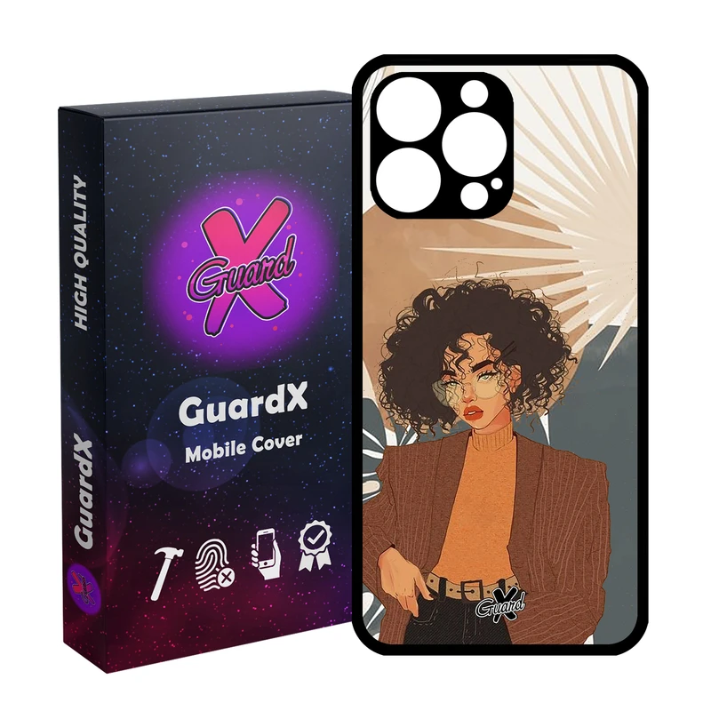 کاور گارد ایکس طرح Girl مدل Glass10369 مناسب برای گوشی موبایل اپل iPhone 14 Pro Max