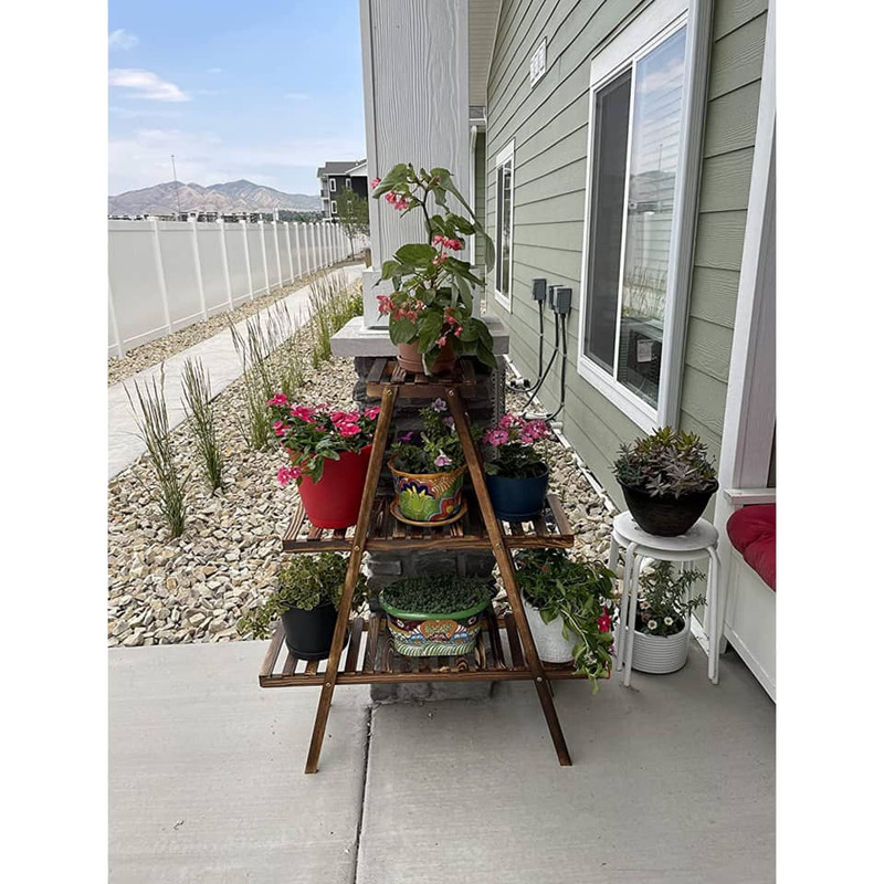 استند گلدان مدل هرمی