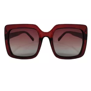 عینک آفتابی زنانه مدل مربعی کائوچو شاین دار کد 0138 UV400
