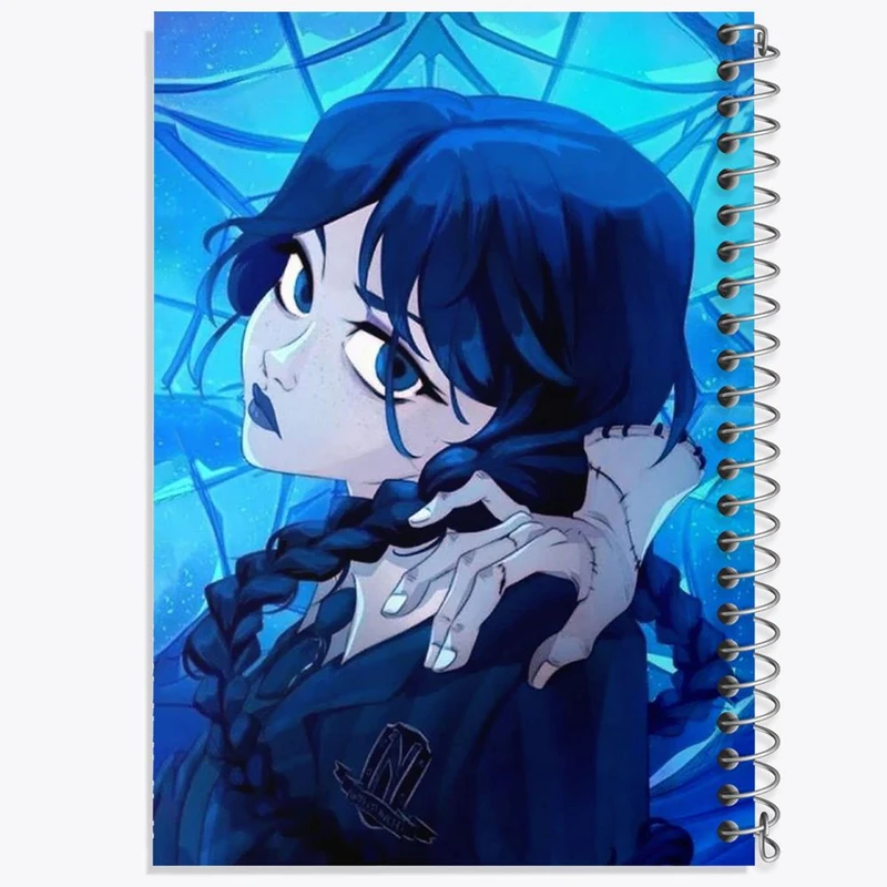 دفتر نقاشی 50 برگ خندالو مدل سریال ونزدی Wednesday کد 25201