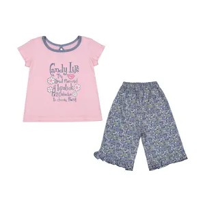 ست تی شرت و شلوارک دخترانه ناربن مدل 1521408-84