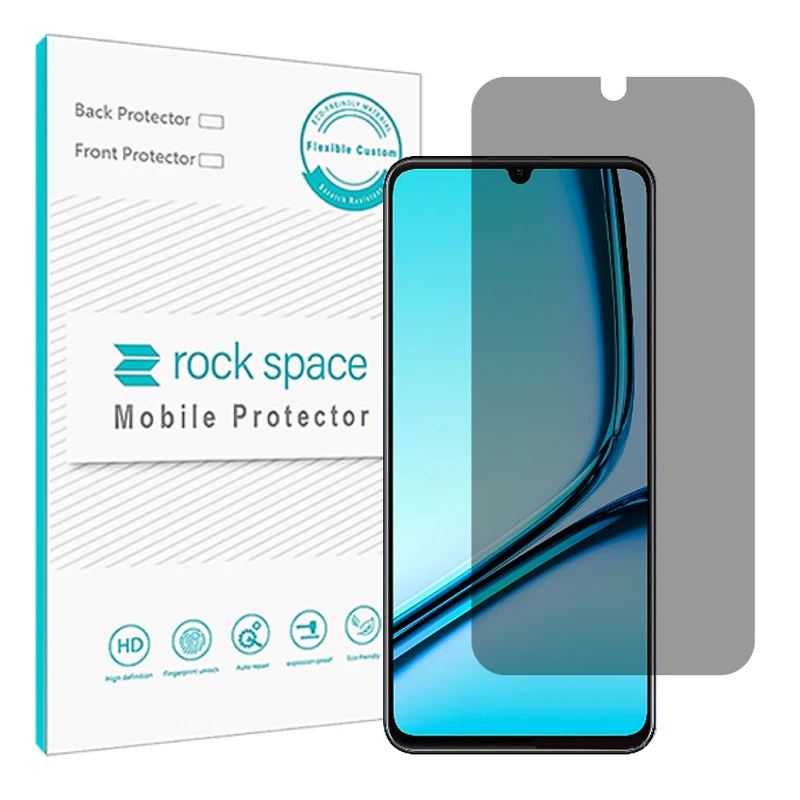 محافظ صفحه نمایش حریم شخصی راک اسپیس مدل Resistant‌ مناسب برای گوشی موبایل ریلمی NOTE 50