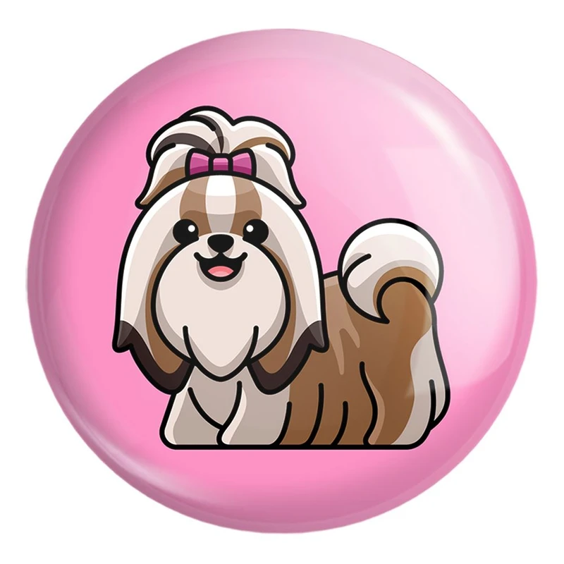 پیکسل خندالو طرح حیوانات بامزه سگ کد 28362 مدل بزرگ