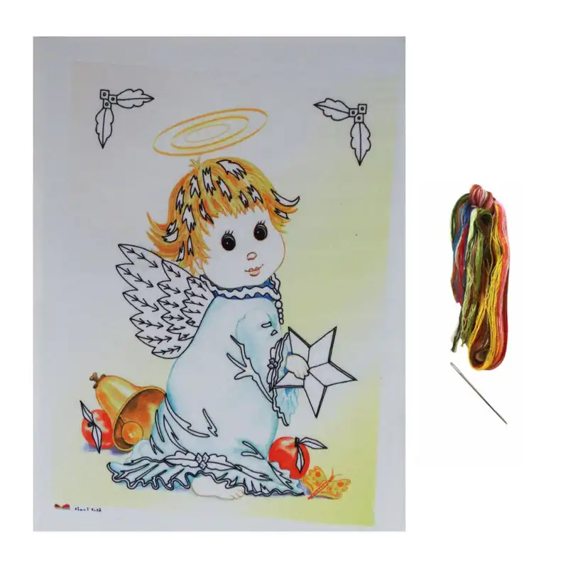 بسته گلدوزی طرح فرشته کوچولو کد 79 مجموعه 3 عددی