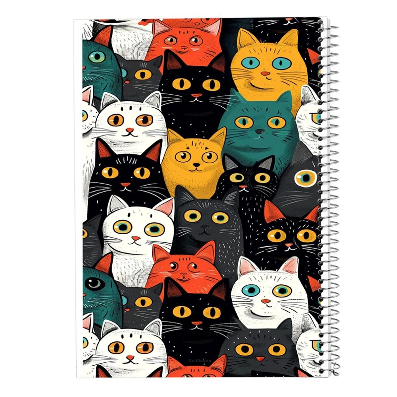 دفتر نقاشی 50 برگ مدوپد مدل سگ و گربه کد DF17239