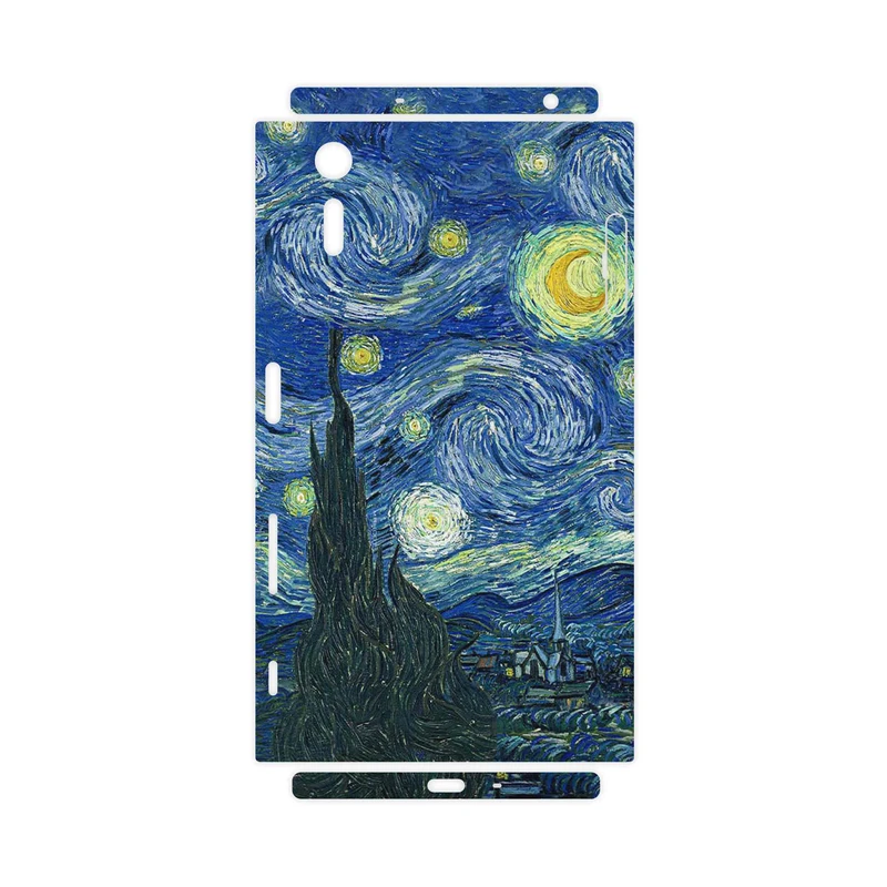 برچسب پوششی ماهوت مدل The Starry Night of van Gogh-FullSkin مناسب برای گوشی موبایل سونی Xperia XZ
