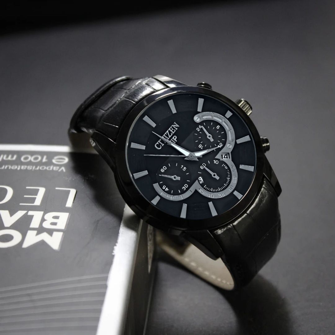 ساعت مچی عقربهای مردانه کوارتز مدل تک موتور بند فیکس کد 07 -  - 4