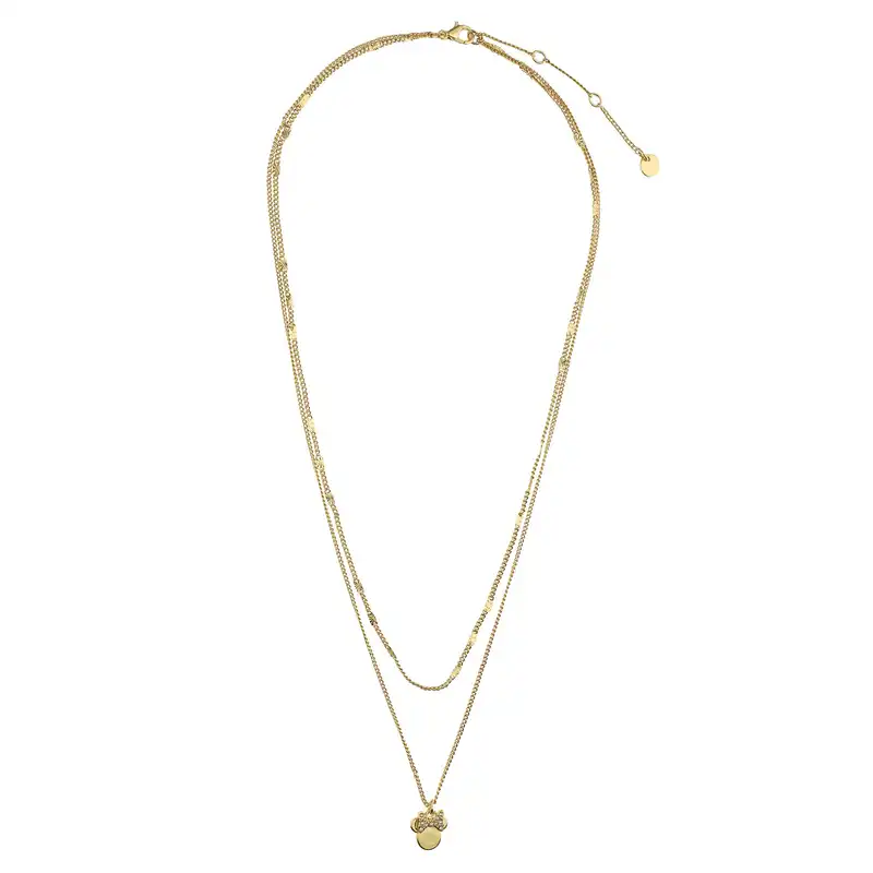 گردنبند زنانه مدل دولایه مینی ماوس