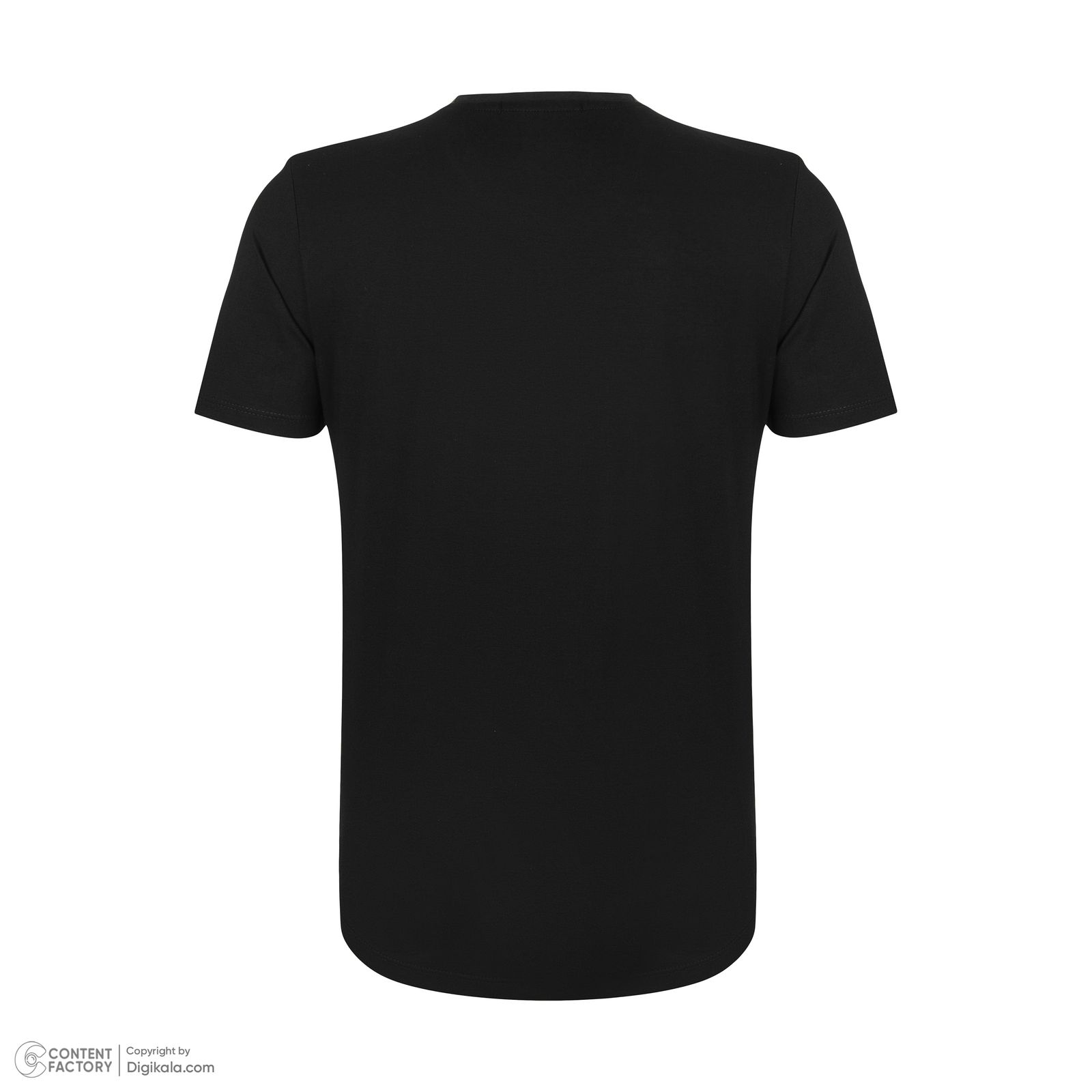 تی شرت لانگ مردانه باینت مدل 761-1 رنگ مشکی -  - 3