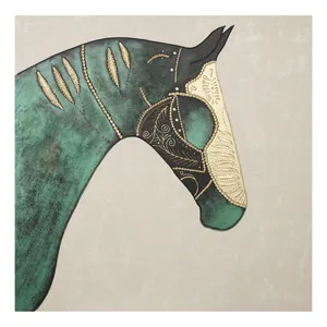 تابلو نقاشی اکریلیک طرح اسب مدل برجسته